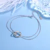 Mobius ring couple bracelet hand rope simple fashion design bracelet