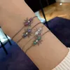 Link Chain Vintage Style Fashion Charm Chains Bangle Bracelets High-Grade Fine White Blue Green Red Ant Bracelet For Women268F