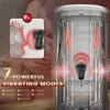 Automatyczna kubek mężczyzn z nowym trybem rozciągania elektryczna męska zabawka seksualna z pchnięciem i wibracją kieszonkową masażem masażer 3D Odpowiednia dla mężczyzn