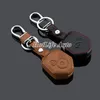 2014 Subaru XV Car Keychain Genuine Leather Key Fob Case Cover for 2012 2013 2014 2015 Subaru XV Key Chain Ring Car Accessories2672