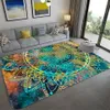 Tapis Coloré Star Sky Mandala Grand Tapis Salon Magnifique Tapis De Sol Fille Tapis Floral Salle De Bains Couloir Chambre Tapis Salon 230928