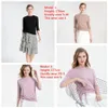 Womens Hoodies Sweatshirts Clearance Sale Summer String T Shirt mjukt och andningsbart modal tyg 34 Sleeve Woman kläder 230928