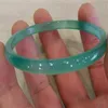 Bangle 1pcs Natuurlijke 54-55mm Chinese Groene Hand Gesneden Jade Jadeïet Armband Trum22257n