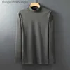 Women's Thermal Underwear Winter T Shirt For Men Long Sleeve Tshirts Turtleneck Thermal Underwear High Quality Soft Thin fleece keep warm Shirt Homme 4xlL231005