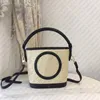 Sacos de designer mini sacos de praia moda sacos de palha de alta qualidade sacos de balde de luxo bolsas femininas vintage sacos de ombro crossbody sacos de verão sacos de compras preto