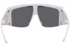 Lunettes de soleil de luxe pour femmes 4393 Mode plastique protection lunettes de soleil extérieures décontractées résistant aux UV grandes lentilles de connexion sans cadre de haute qualité