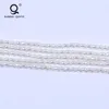 Loose Gemstones Wholesale 2-3mm Rice Shape Freshwater Real Pearl Strand For Jewelry