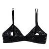 Soutien-gorge Ensembles Femmes Ouvert Mamelon Soutien-Gorge Lingerie Douce Dentelle Florale Sexy Sheer Creux Bralette Fil- Haut Sans Doublure Nightwear2574