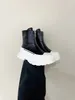 Tread Slick Boots Designer Damen Plateau Freizeitstiefel Luxus Leder Canvas Gummi Schuhe Stiefel Größe 35-40