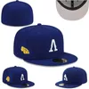 2024 unisex cała drużyna Więcej czapek baseballowych Casquette Fitted Hat Men Caps Caps Hip Hop Adult Flat Peak dla kobiet na świeżym powietrzu rozmiar 7-8