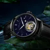 Montres-bracelets AESOP Original Tourbillon Mouvement Montre Pour Hommes Mécanique De Luxe Montres Saphir Hommes Étanche Horloge Starry Sky Cadran