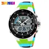 Skmei Sport Watch Men Army Dive Casual Alarm Clock Analog Waterproof Military Chrono Dual Display Wristwatches Relogio Masculino X217W