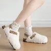 Kinderen kurkpantoffels peuterglijbanen warm jongens meisjes winterklompen sandalen designer sandalen kinderen jeugd slip-on strandschoenen voetbescherming waterdicht N8fU #