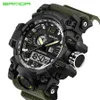 Sanda Top Brand Military Sport Watch Men's G Style Digital Watch Männer Quarz Armbanduhr 30m wasserdichte Uhr Relogio Maskuli282w