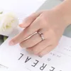 LuckyShine Wedding Party Jewelry Red Heart Formed Garnet Gems Silver For Woman Charming Rings 10 PCS326Q