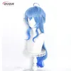 Cosplaypruiken Genshin Impact Ganyu Cosplaypruik Hittebestendig Strijkbaar Anim Blauw Gradiënt Pruiken Voor Gan Yu Cosplaypruikkap 231005