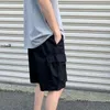 Mäns shorts japansk stort fickarbete för män och ungdomars sommarmodemärke ins trendiga löst rak capris