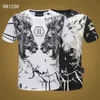 SHIRT Clothing Classical Streetwear Plein Mens Designer Tshirts Brand Philipps Rhinestone Skull Men T-shirts pp High Quality Hip Hop BEAR Ts218b T SI1N