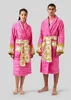 Femmes Sleep Lounge Designer VE Plus Size Sous-vêtements Peignoir de coton classique de luxe hommes et femmes vêtements de nuit kimono robes de bain chaudes portent des peignoirs unisexes