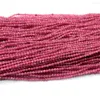 Lösa ädelstenar Veemake Pink Tourmaline Natural Stones Crystal DIY Halsband Armband Ring Facetterade runda pärlor för smycken Making06734