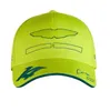 F1チームレーシングキャップ、ファッショナブルな野球帽、刺繍されたロゴ付きのサンハット、