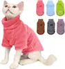 Cat Costumes Turtleneck Sweater Coat for Sphynx Fleece Winter Pullover Vest Vest Dozy Pajamas Puppy Cats Kitten Warm Warm Cold