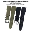 21mm 22mm 20mm High Quality Nylon Canvas Leather Watch Strap Watchband For IWC LE PETIT PRINCE Big PILOT Spitfire Accessories 2207279k