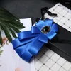 Bow Ties Men's Collar Flowers Brosch Ribbon Crystal Accessories High-End Fashion British Korean Business Banquet Wedding Tie Corsage