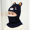 Casquettes Chapeaux 2 à 10 ans Garçon Fille Bonnet Protéger Le Cou Animal De Bande Dessinée Coupe-Vent Hiver Enfant Tricot Chapeau Enfants Fille Oreillette Gorras 231008