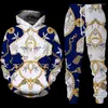 Herrspårsräder retro stil 3D -tecknad tryckt jacka kostym coola män/kvinnor spårning/luvtröjor märke mode vintage kläder