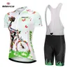 Fietsshirt Set's Set Korte Bikershorts Dameskleding Pak Korte top bodysuit Thermische pad 230928