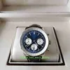 Мужские часы BLS Factory Супер качество 43 мм Navitimer B01 Chronograph 43 Series Часы с кожаными ремешками ETA 7750 CAL.01 Механизм Механические автоматические мужские наручные часы