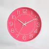 Wall Clocks Modern Clock Silent Round For Bedroom Kitchen Office 12 Inch Non-ticking Quartz Movementclassic Analog Room