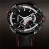 Nuovo orologio di moda di lusso nero lunetta in gomma da uomo movimento meccanico automatico orologio sportivo da uomo designer adolescente orologi da polsowat2248