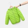 Donsjas Kinderen Witte Eendendons Jongens Jassen Kinderjas Voor Meisjes Herfst Winter Snoep Kleur Warme Kleding 1-16 jaar Tiener Lichte Jas 231005