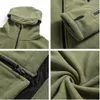 Mensjackor Taktisk fleecejacka Militär Uniform Soft Shell Casual Hooded Jacket Men Thermal Army Clothing 231005