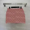 Sexy Women Dress Mini Skirt Charming PU Leather Patch Skirts Letter Pink Brown Skirt Dresses