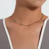 Choker Dames Gekleurde Turquoise Hanger Ketting Voor Dames Mode Eenvoudige Geometrische Chokers Sieraden Boho Accessoires