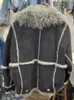 Womens Fur Faux Autumn Winter Ankomst Kvinnor Real Coat Fashion Lapel Rabbit Liner Warm Short Jacka Ladies Outwear Y4452 231005