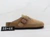 Hommes Designer Cuir Pantoufles Femmes Été Cork Pantoufles Plates Mode Sandales De Plage Chaussures Casual Sabots Taille35-44 Avec Boîte