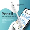 Universal Capacitive Pen Tablet Fine-Head Pekskärmspenna för Android Apple Pencil-surfplatta Android-telefonritning Stylus Skriva Clip Video Stylus