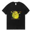 Homens camisetas Shrek é amor vida impressão camiseta homens mulheres verão algodão oversized confortável t-shirt na moda moda curta sl3067