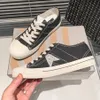 Modedesigner skor real lyx läder handgjorda flerfärgade gradient tekniska sneakers kvinnor berömda sko casual skor tränare varumärke W400 007