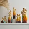 Decoratieve objecten Beeldjes Familie Thema Woondecoratie Hars Mensen Standbeelden Europese stijl Woonkamer Ambachten Bureau Accessoires Geschenken 230928