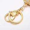 Creative fashion diamond auto pendant keychain perfume bottle key chain ladies' pendant accessories 243Z