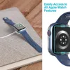 Защитная пленка для экрана для Apple Watch Case 45 мм, 41 мм, 44 мм, 40 мм, 42 мм, 38 мм, полный чехол-бампер из ТПУ, аксессуары Iwatch Series 7, 6, 5, 4, 3, 2, 1 se