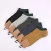 Chaussettes pour hommes et femmes, motif de lettres à la mode, mélange de couleurs, sous-vêtements décontractés pour femmes, confortables, 166R