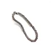 Choker Vintage Minimalist Grey Crystal Woven Magnetic Buckle Necklace For Women's Girl Gift Jewelry Accessories