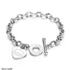 Designer Bracelet Charm Heart-shaped Proverbs Pendant for Women Gift Metal Brand Designbracelets Fashion Female Gold Jewelry Gifts Q0603 425r M61k