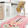 Carpets Funny Chubby Dragon Rug Comfortable Soft Bedroom Rugs Cartoon Living Room Decoration Carpet Pink Coffee Table Carpets Tapete 230928